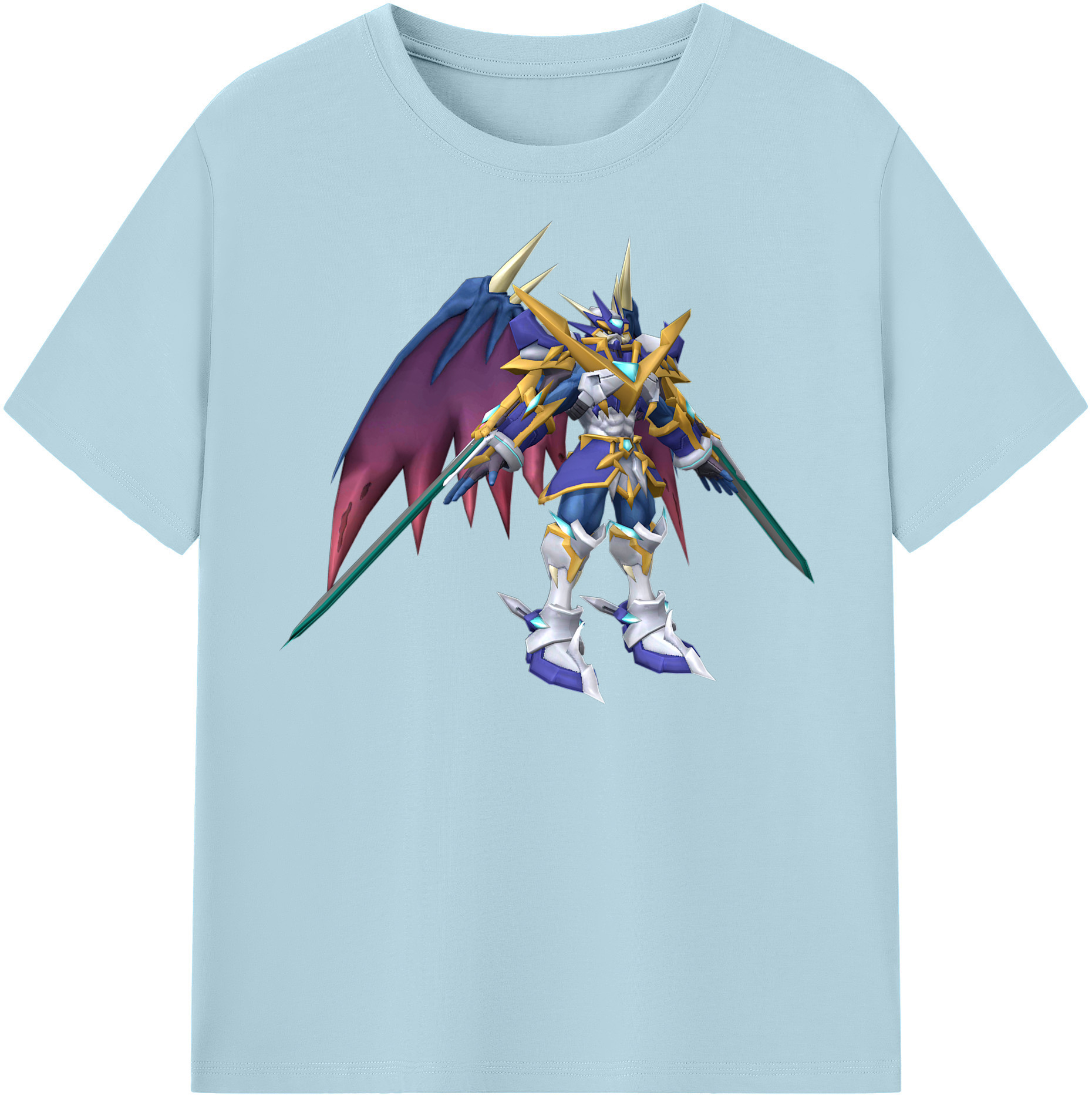 （画像用） Digimon デジタルモンスター/デジモン 綿100％半袖Tシャツ（フロントプリント）